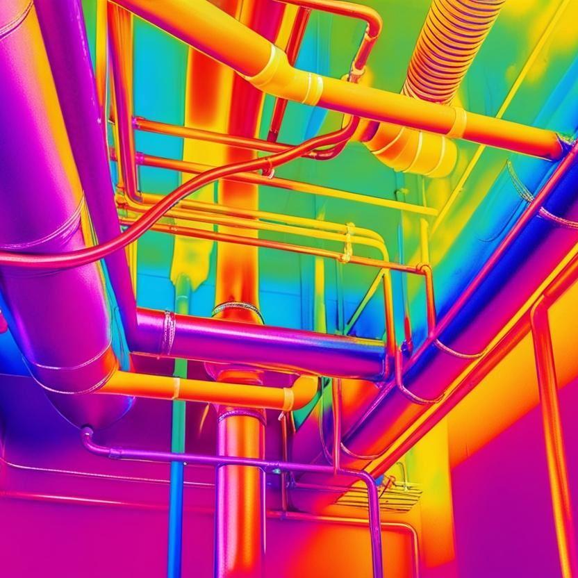 Thermografie innen rohre keller farben